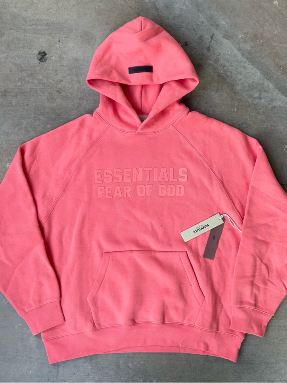 Fear of God Essentials Coral Hoodie